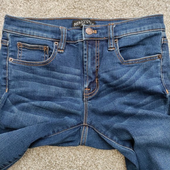 J. Crew Mid Rise Skinny Jeans in Rockaway Wash Size W27 L28 - Picture 8 of 12